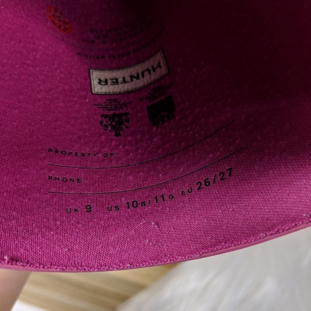 HUNTER Original First Classic rainboot bright pink - Picture 7 of 8